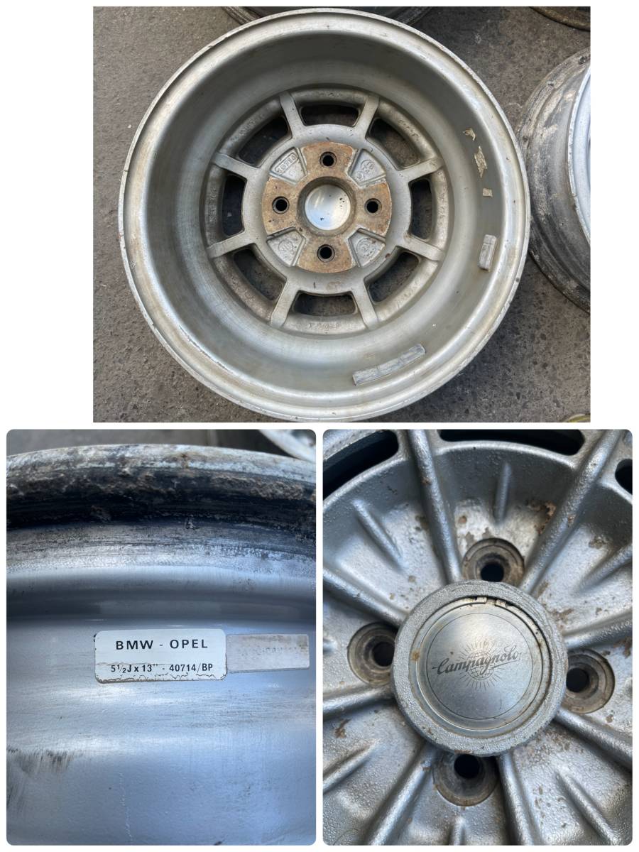 カンパニョーロ CAMPAGNOLO 4本 13インチ 5.5J +19 100 4H BMW オペル 