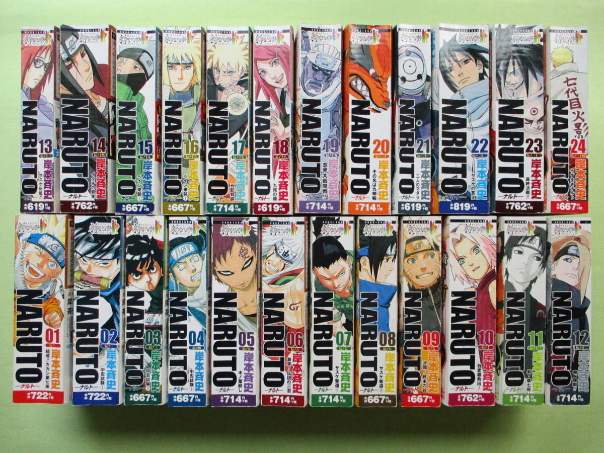 ☆岸本斉史 NARUTO ナルト コンビニワイド版 全24巻 初版本☆(全巻