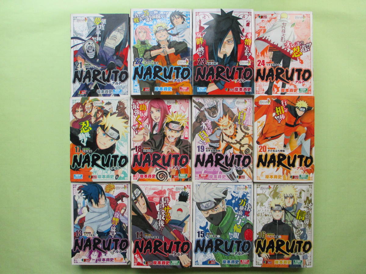 NARUTO 愛蔵版 コンビニ版 全24巻 ナルト 全巻セット1～24巻完結 NARUTO
