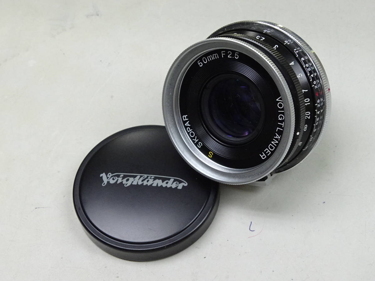 50mm S Voigtlander Skopar Lens F2.5 Nikon - Mount Black Used | f