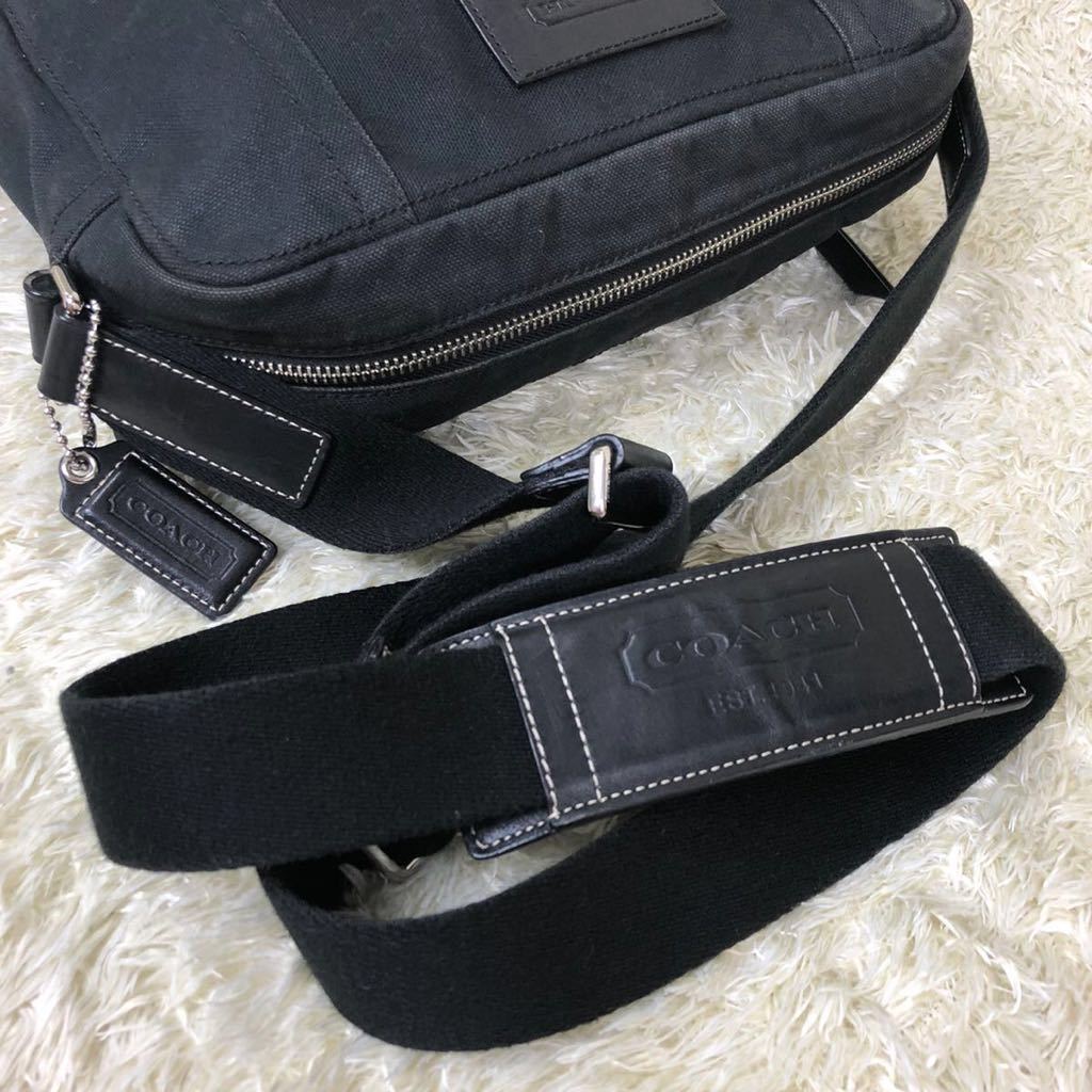 1円【メンズ必需品】COACH コーチ ショルダーバッグ 肩掛け 斜め掛け