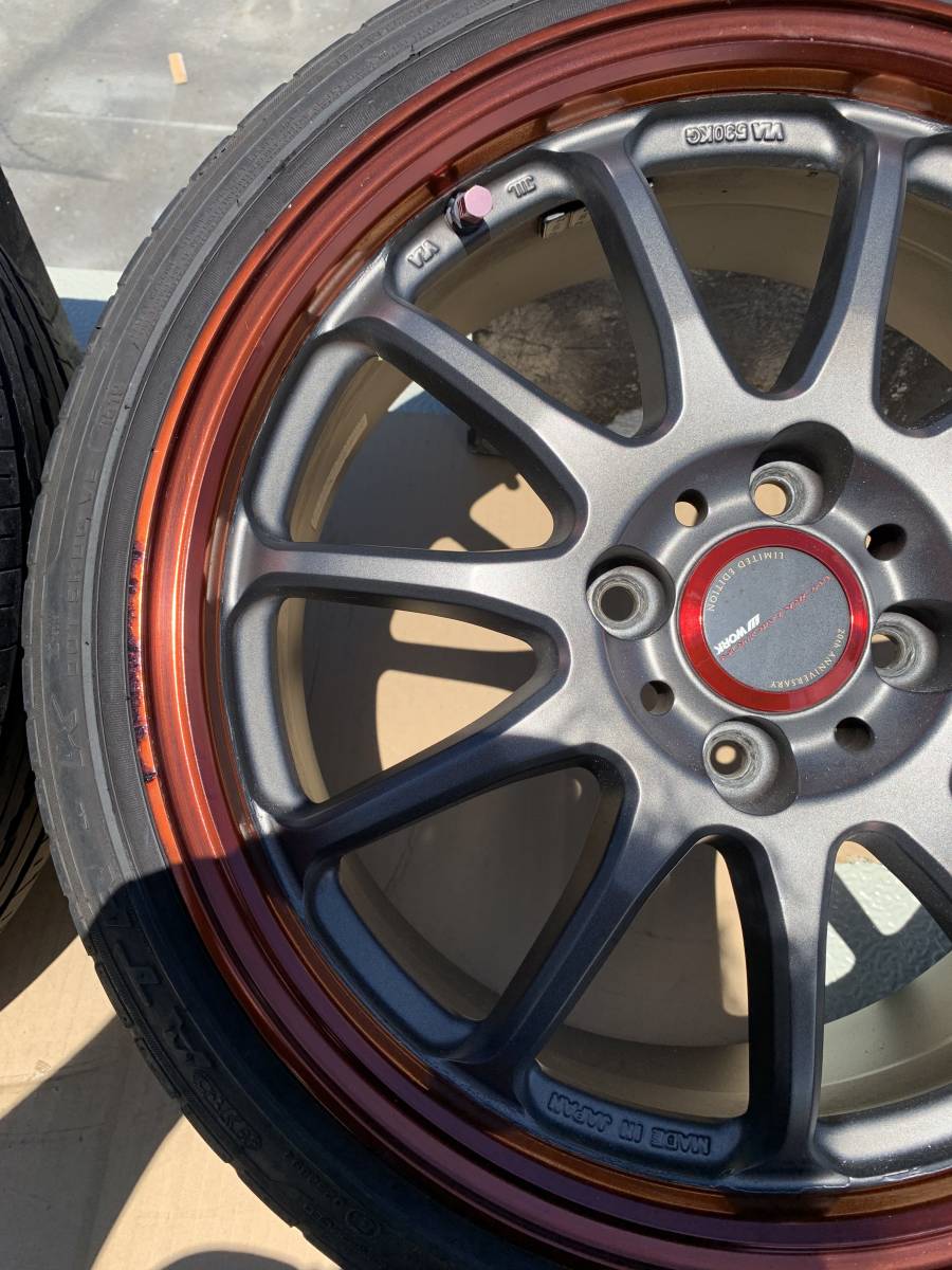 WORK EMOTION ワークエモーション 4本セット 11R 20周年限定キャップ 