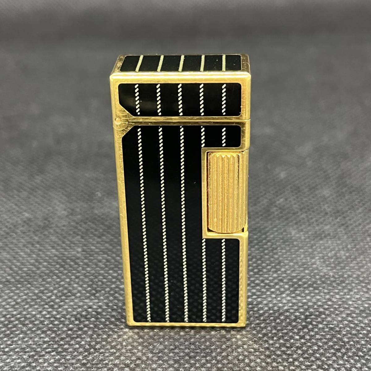 dunhill ダンヒル ローラー ライター ガスライター 黒 ゴールド 喫煙具 