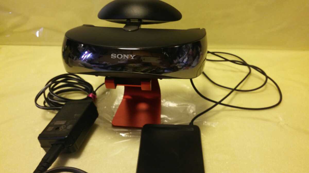 ジャンク・動作未確認】SONY ソニー ヘッドマウントディスプレイ HMZ