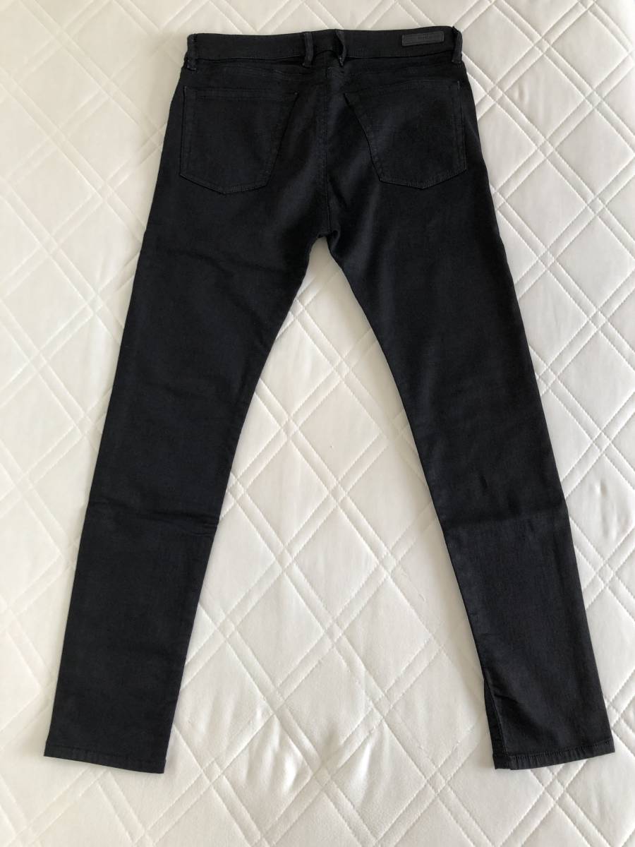 DIESEL ブラックスリム ジョグジーンズ W28 ☆DIESELオールブラック 