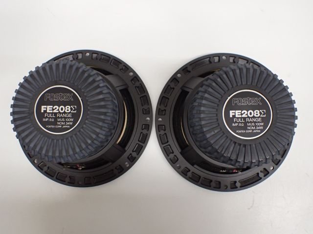 FOSTEX フルレンジスピーカーユニットFE208Σ ペア フォステクス