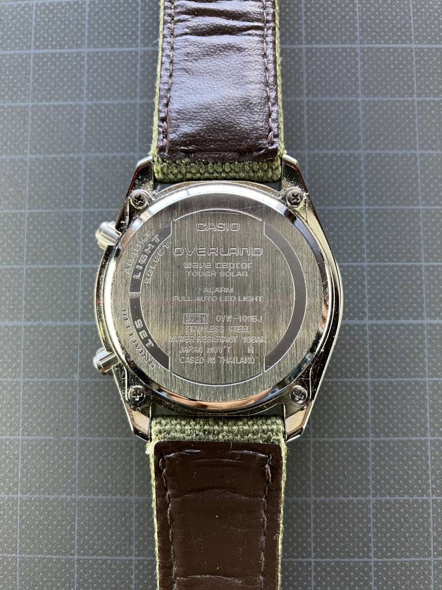 カシオ CASIO 】 OVERLAND オーバーランド wave ceptor ウェーブ 