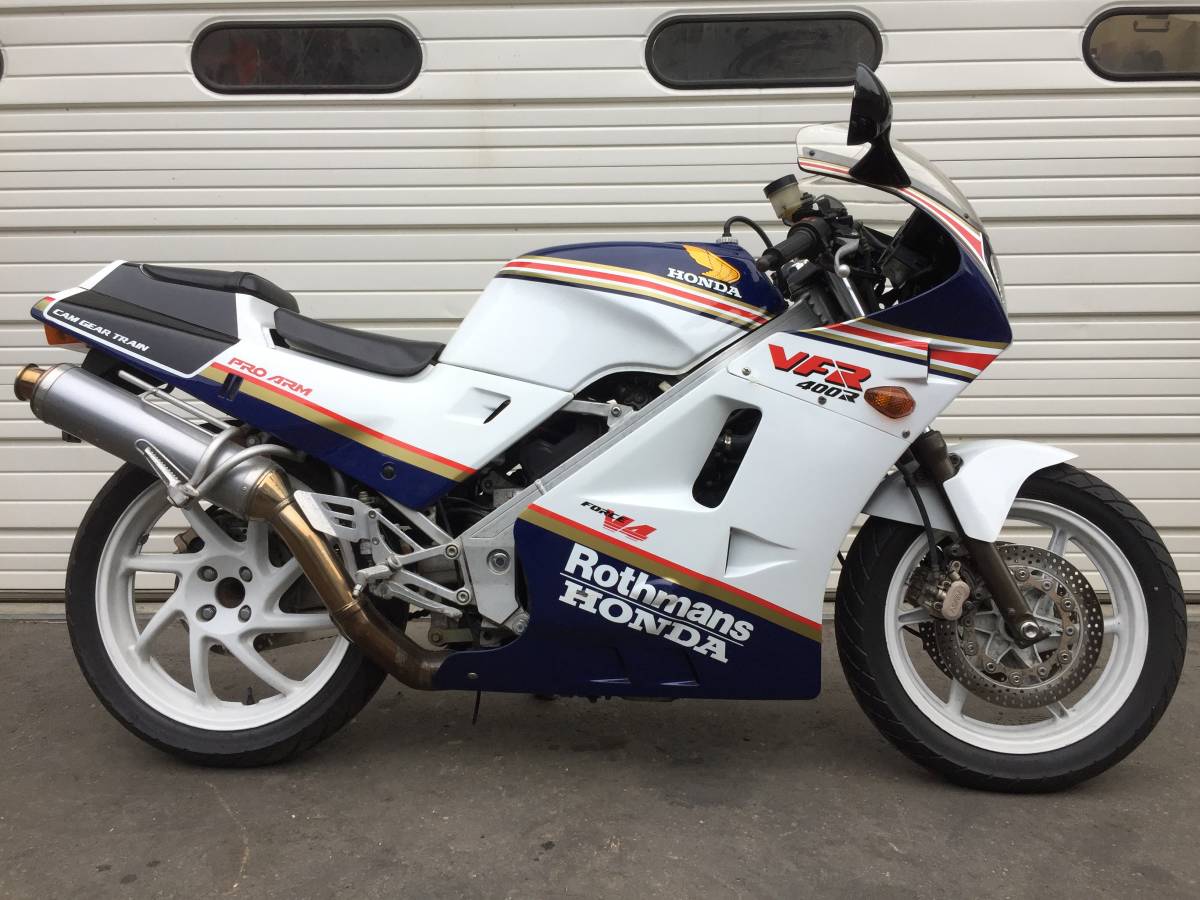 札幌発☆最落なし!【動作OK!ロスマンズ!】ホンダ VFR400R NC24 旧車 4