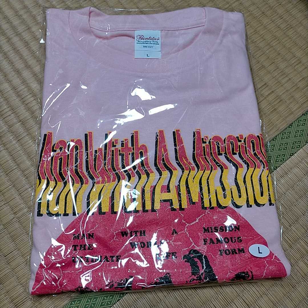  MAN WITH A MISSION マンウィズ エンドレスミートTシャツ ピンク Lサイズ/ 検 MWAM/マンウィズアミッション(Tシャツ)｜売買されたオークション情報、yahooの商品情報をアーカイブ公開 - オークファン Tシャツ