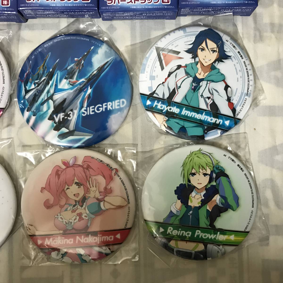 マクロスΔ レイナ ビック缶バッジ