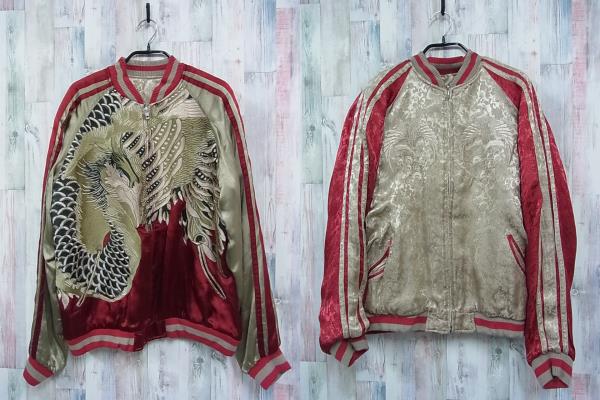 花旅楽団 SCRIPT スクリプト リバーシブルスカジャン 鳳凰 L 526