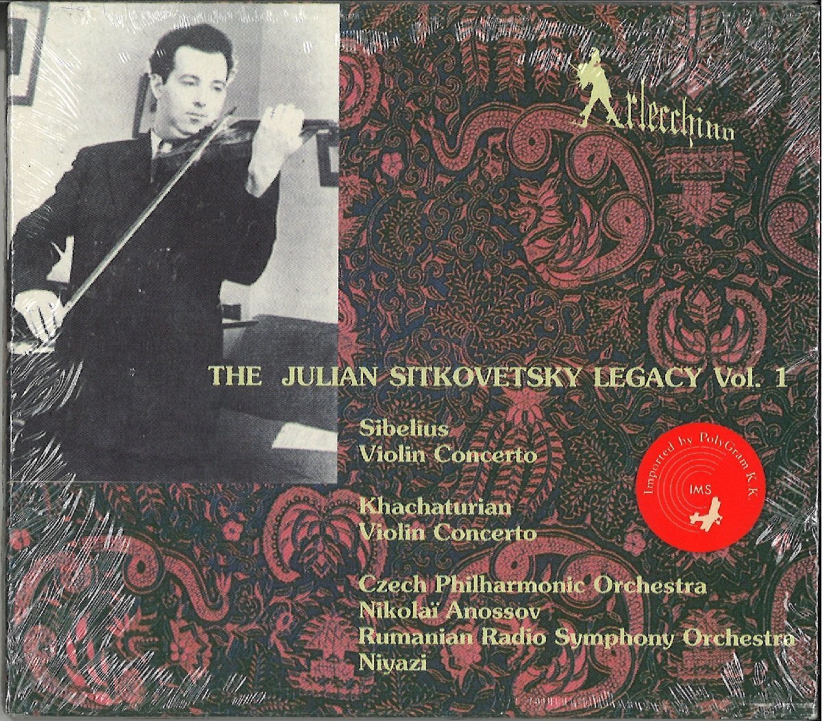 爆買い，本物保証 シトコヴェツキ Vn. シベリウス:ヴァイオリン協奏曲他 ARL110 ARLECCHINO SITKOVETSKY(協奏曲)｜売買されたオークション情報、yahooの商品情報をアーカイブ公開 - オークファン 協奏曲