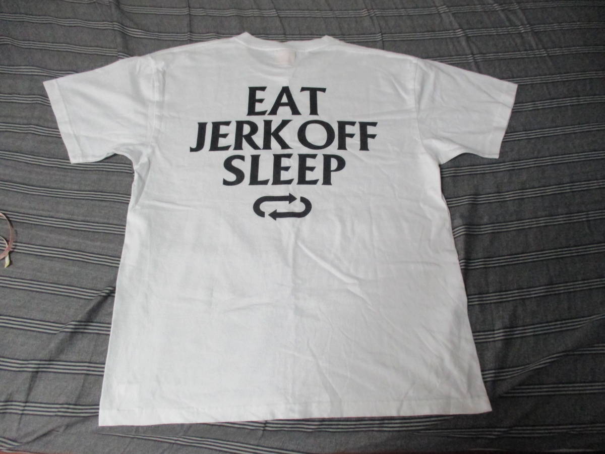 1回着用・送料400円】#FR2 STAY HOME TEE WHITE L エフアールツー