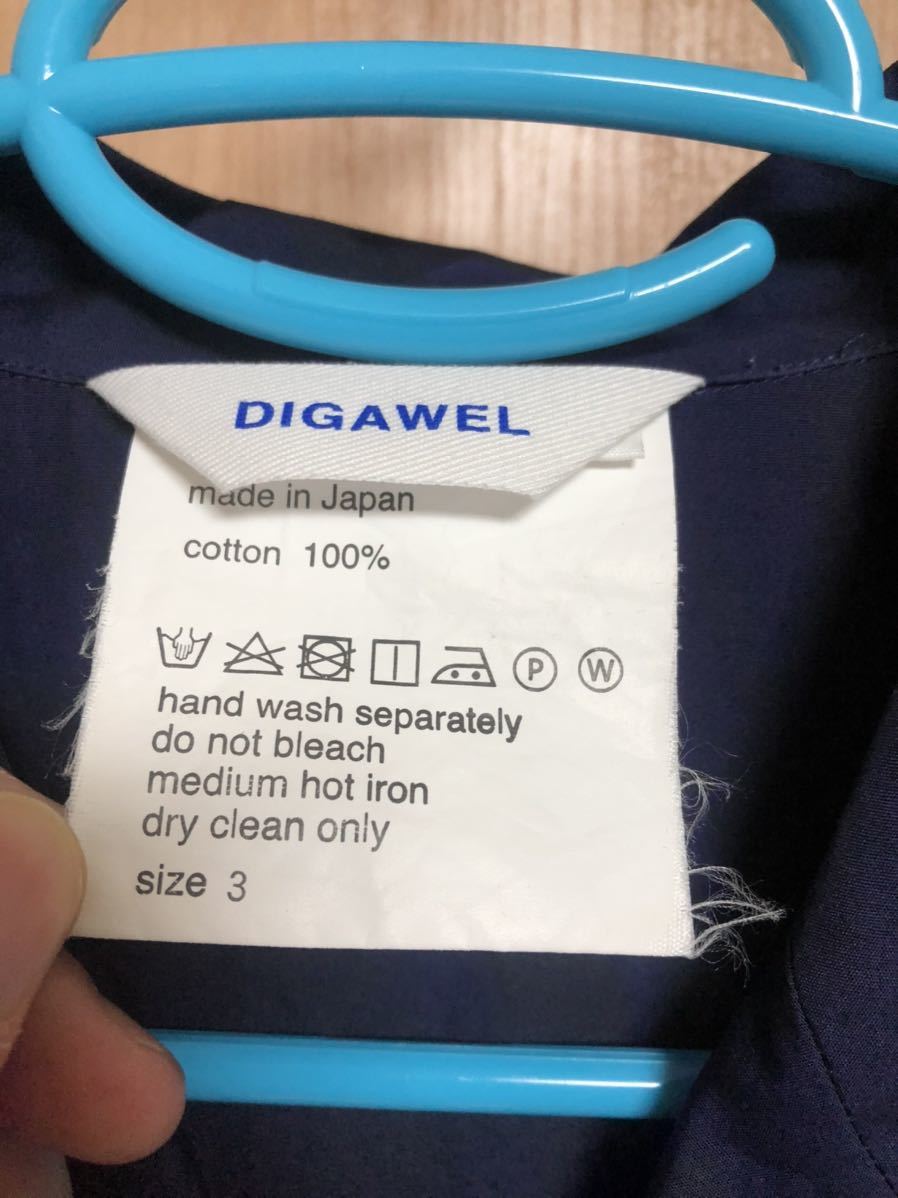DIGAWEL CAMP COLLAR S/S SHIRT オープンカラーシャツ シャツ 本店限定