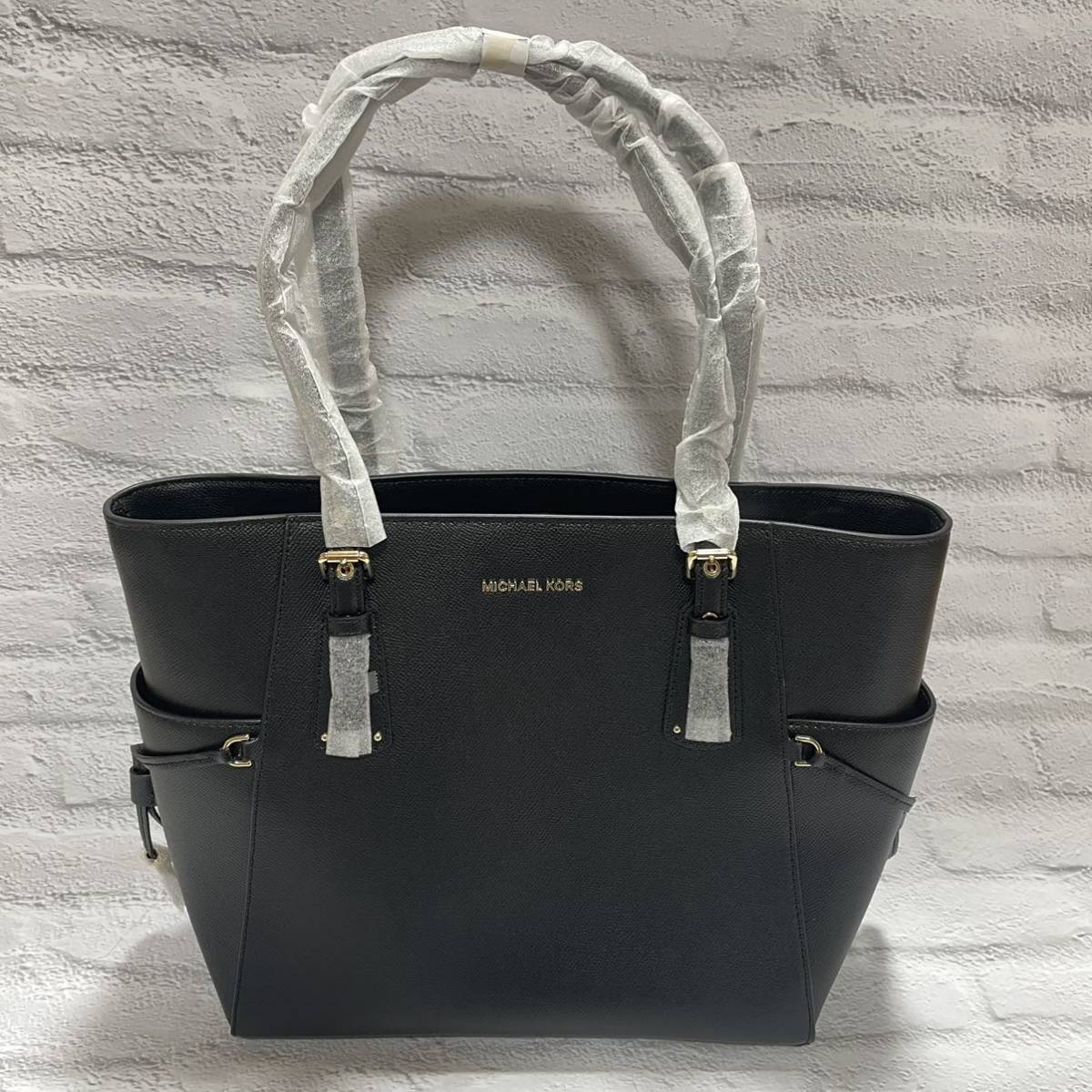 未使用 MICHAEL KORS マイケルコース VOYAGER トートバッグ A4収納可 