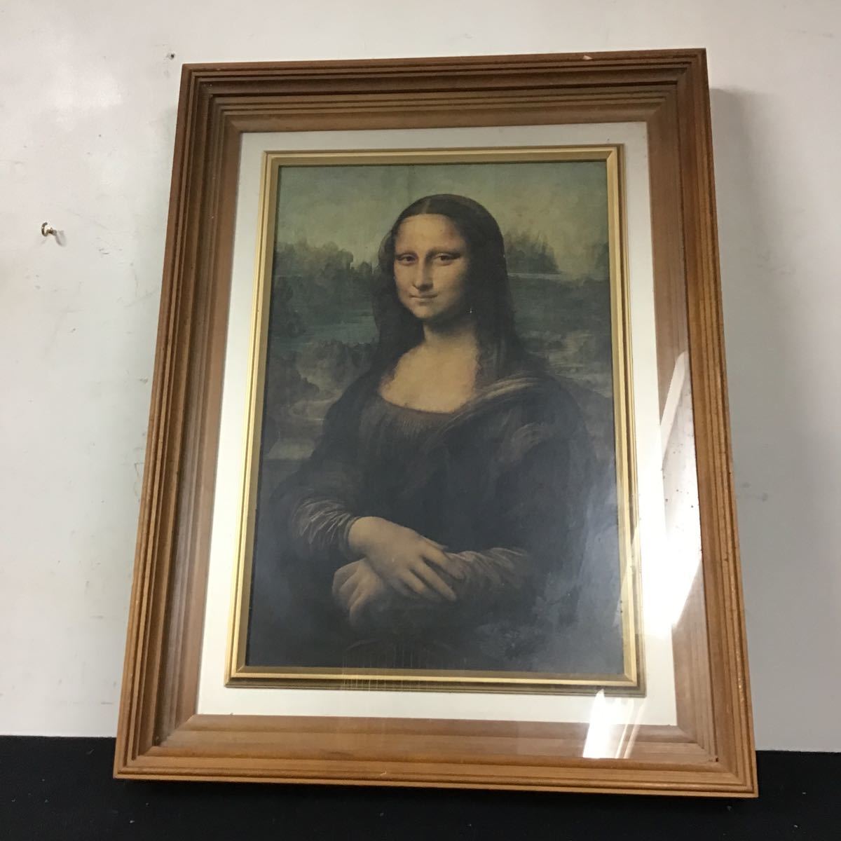 複製画 モナリザ レオナルド・ダ・ヴィンチ 額装 工芸画 名画 レプリカ