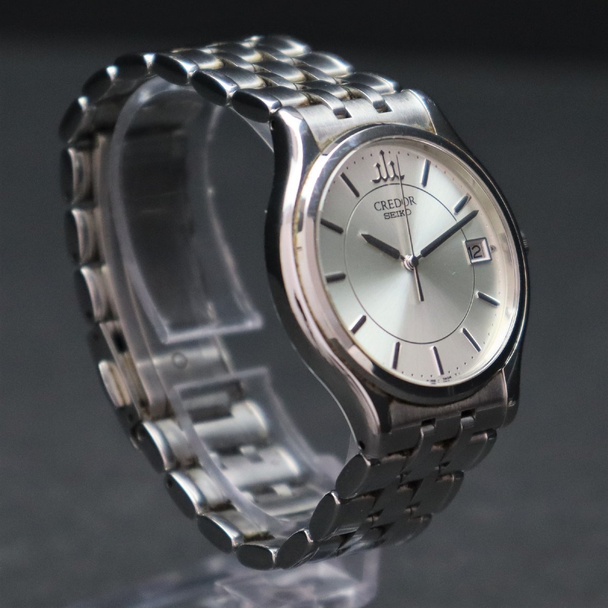 良品 SEIKO CREDOR セイコー クレドール 8J86-7A00 クォーツ シルバー 