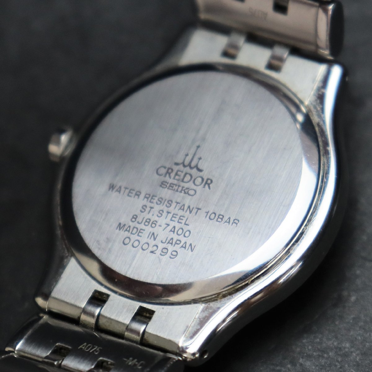 良品 SEIKO CREDOR セイコー クレドール 8J86-7A00 クォーツ シルバー 