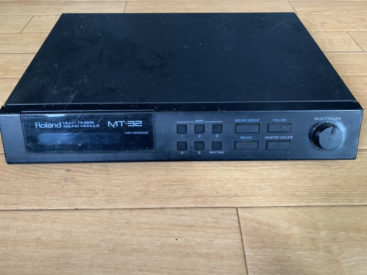 【動作未確認】Roland MT-32 音源モジュール 本体のみ ROLAND ローランド MT-32 音源モジュール 動作未確認 【公式通販】