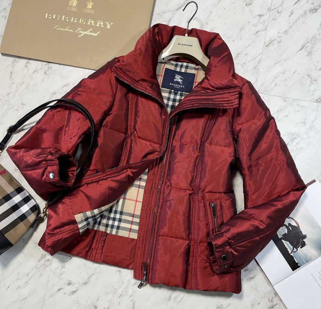 超美品BURBERRY LONDON ☆ダウンジャケット コート☆最高峰イタリア製