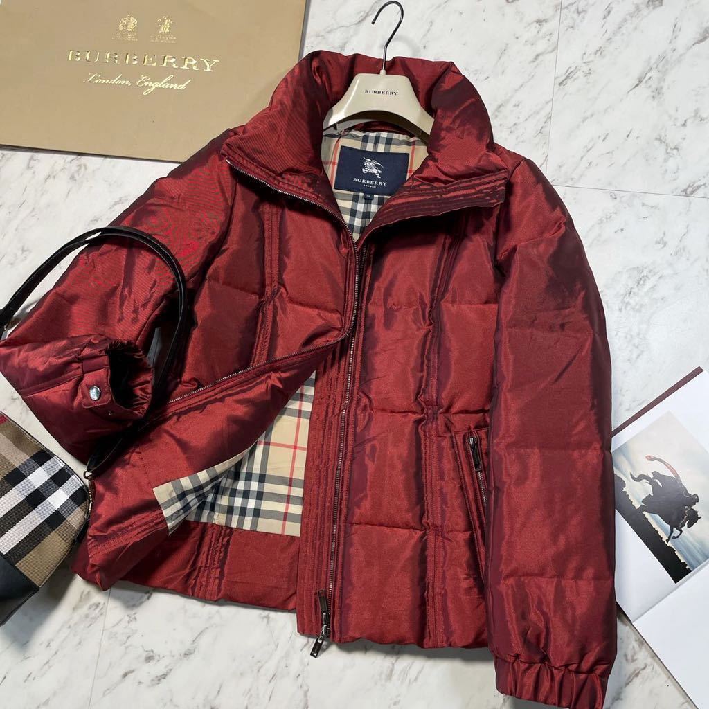 超美品BURBERRY LONDON ☆ダウンジャケット コート☆最高峰イタリア製
