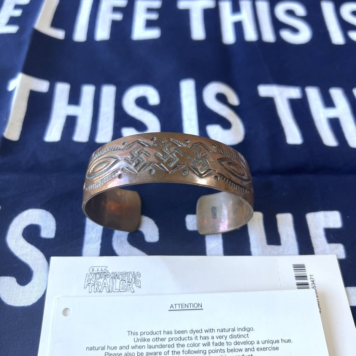 visvim I.C.T. 22 VINTAGE BANGLE Indigo visvim I.C.T. 22 VINTAGE