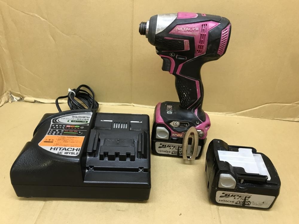限定SALE，最新作 004 おすすめ商品 日立 14.4V インパクトドライバ バッテリー2個 充電器付 WH14DDL(電動工具セット)｜売買されたオークション情報、yahooの商品情報をアーカイブ公開 - オークファン 電動工具セット
