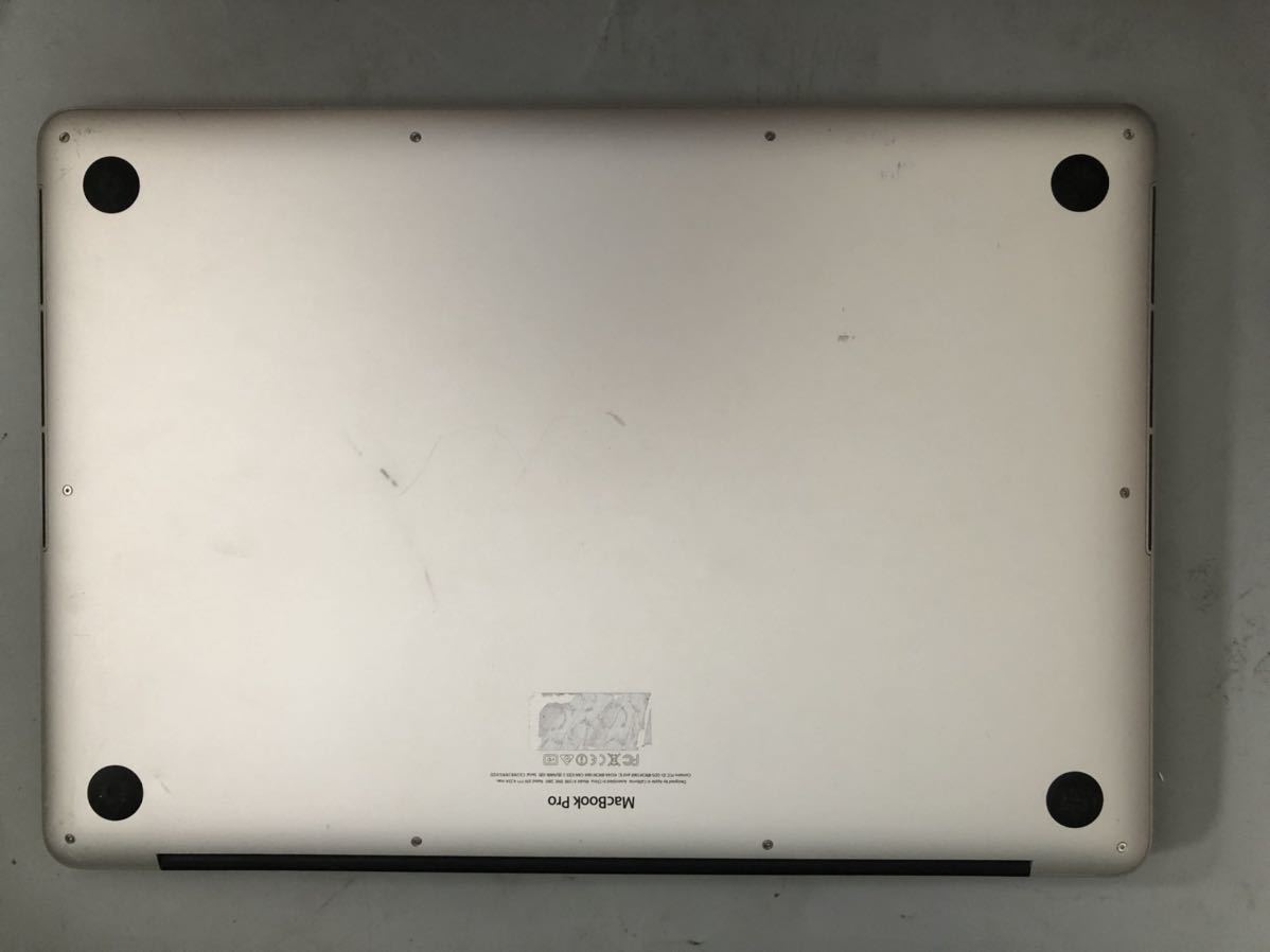 JXJK1340【ジャンク】Apple MacBook Pro (Retina， 15インチ，Mid2014