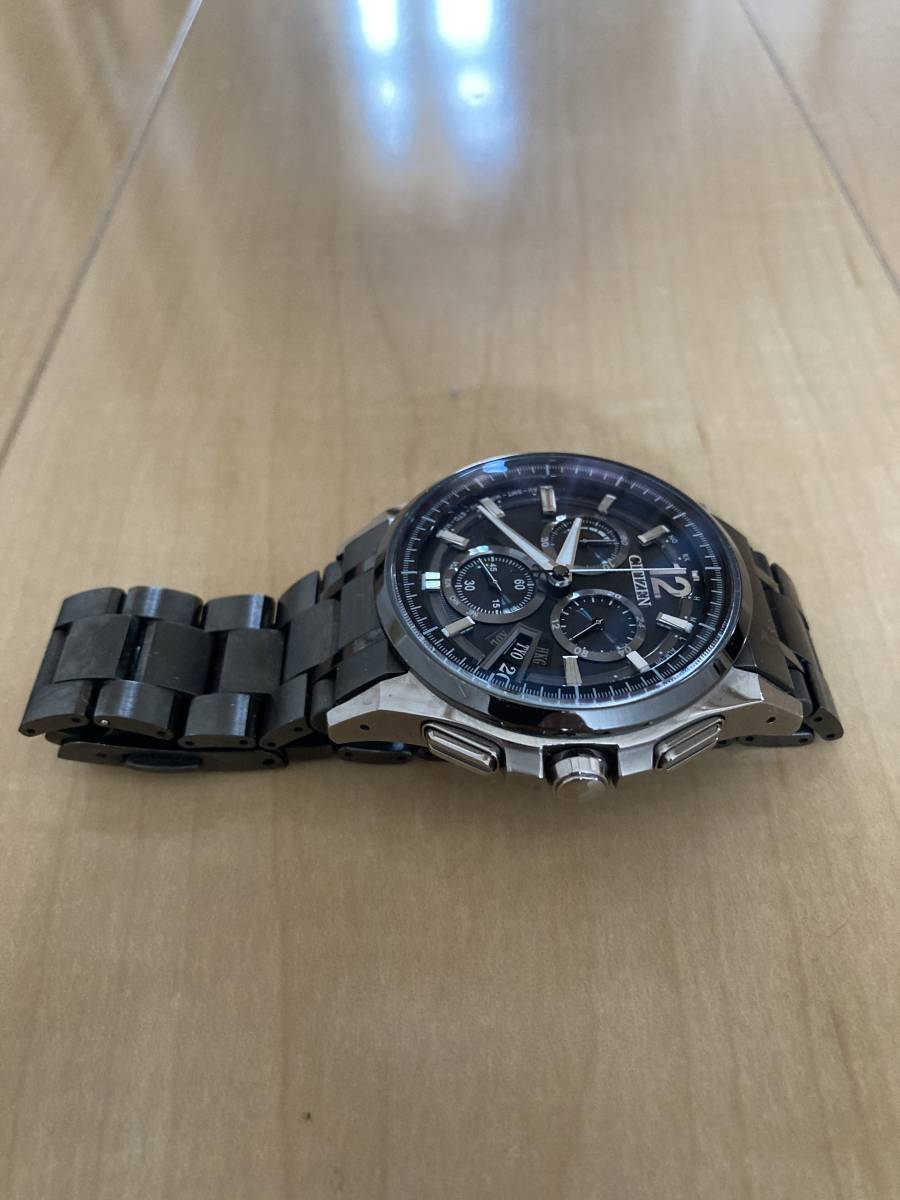 シチズン アテッサ ダイレクトフライト クロノグラフ チタン 極美品