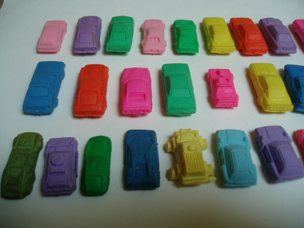 ☆スーパーカー 消しゴム カー消し まとめて マッドマックス 