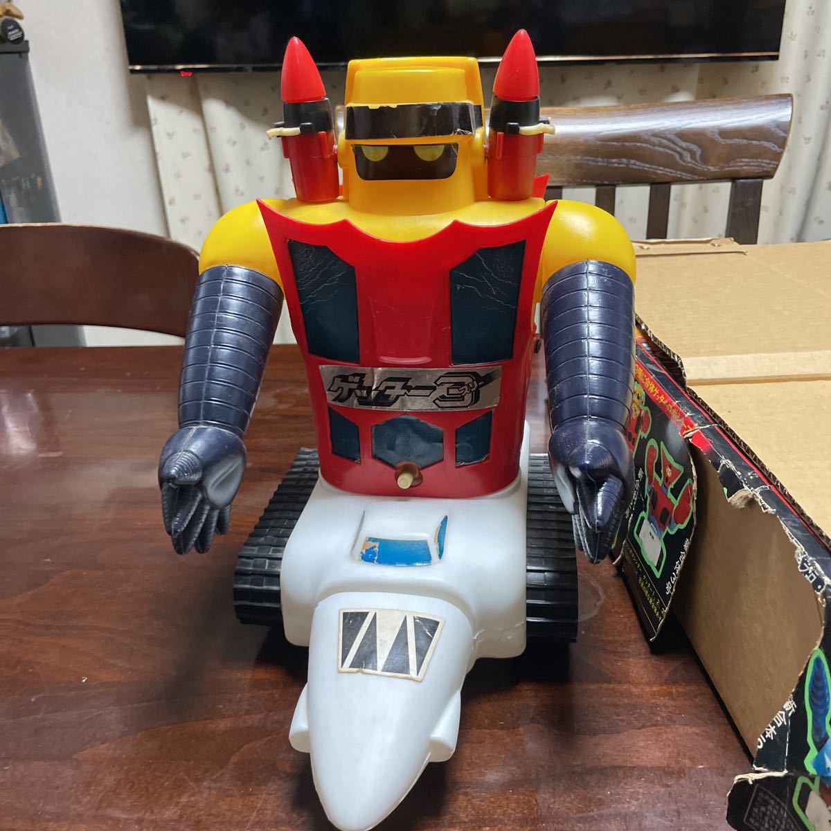 ゲッターロボ ゲッター3 ジャンボマシンダー 当時もの ポピー 昭和  