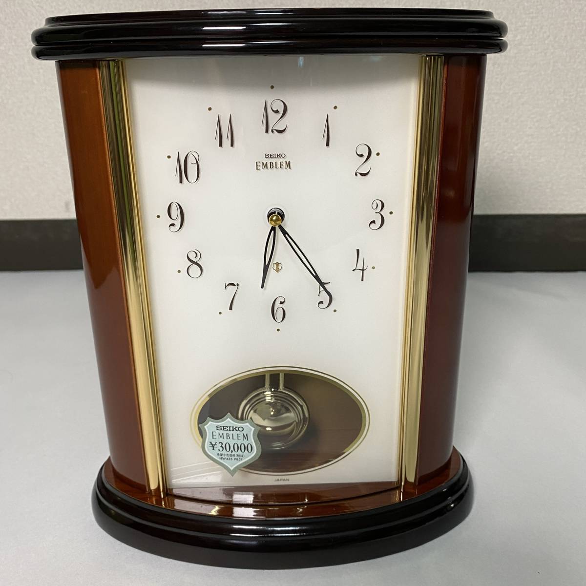 SEIKO セイコー EMBLEM エンブレム 置時計 最高級 HW407M 時計