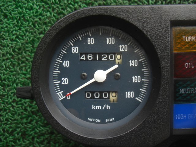 CB400N ホークⅢ 当時物 純正 メーター スピード・タコ・トリップ確認