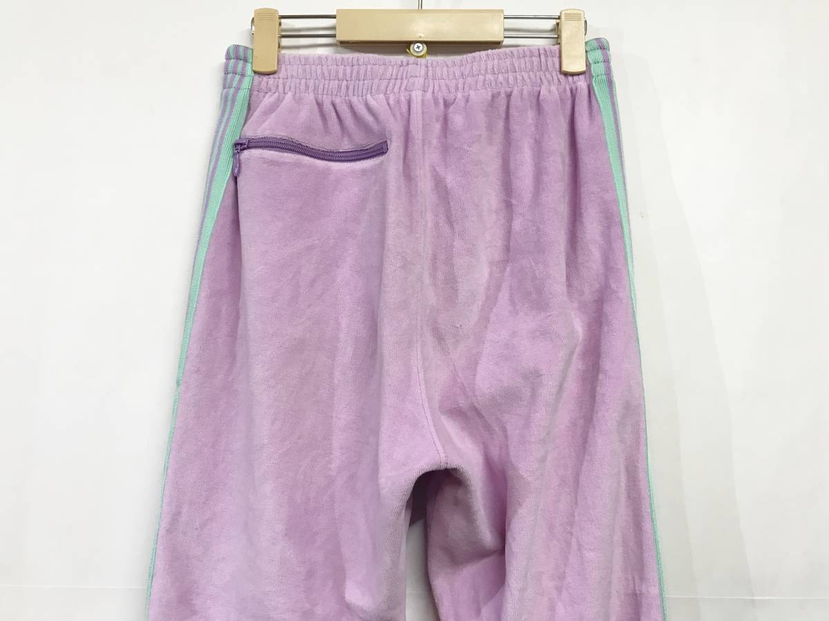 Needles ベロア Track - Narrow | Pant ニードルズ ナロートラックパンツ トラックパンツ 蝶 ニードルス andPheb グレー ボルドー ベロアトラックロング