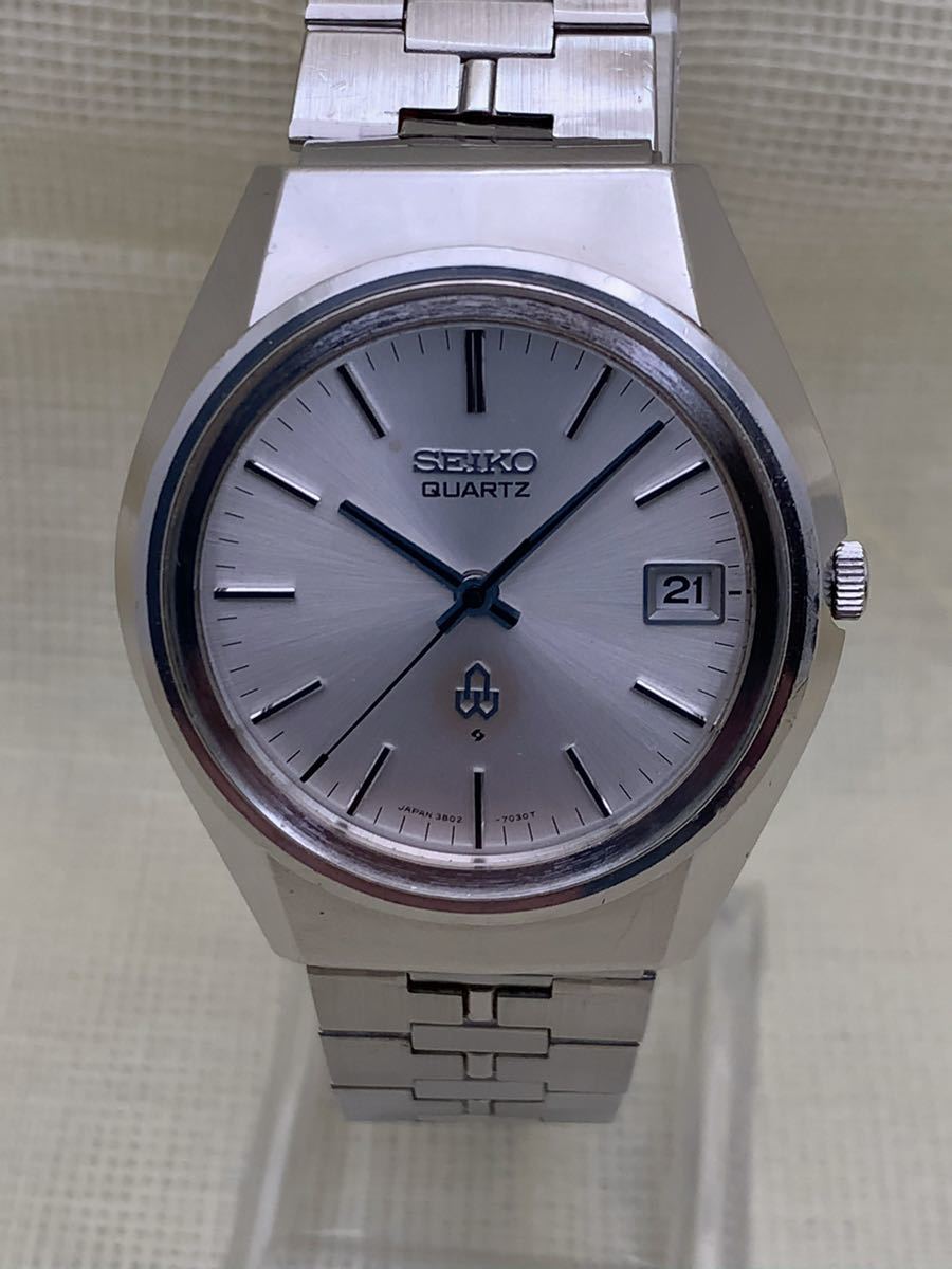 SEIKO セイコー 38クオーツ 38QUARTZ オクタゴン風 デイデイト ザラメ 