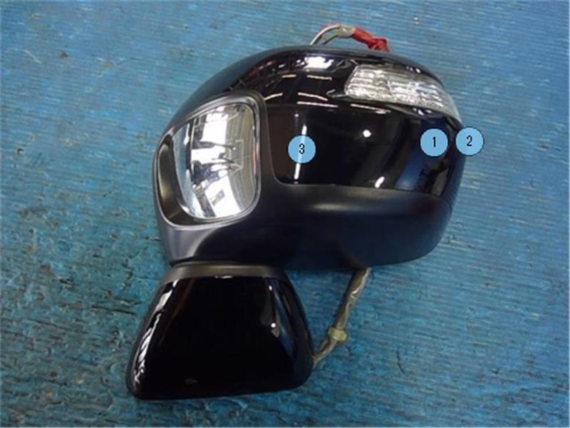 ホンダ 純正 N-BOX 《 JF1 》 左サイドミラー P81400-22013214 ,管理
