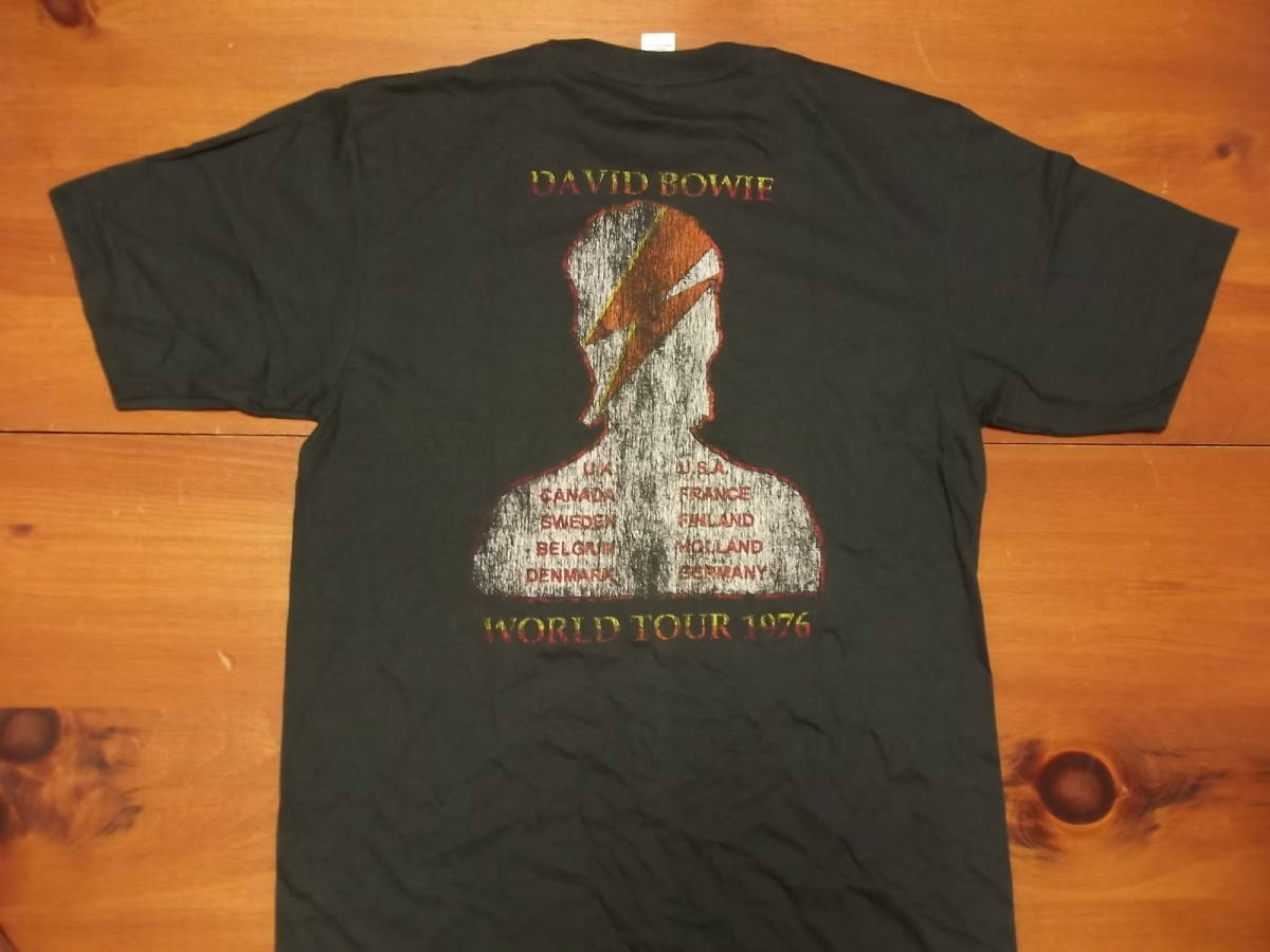 新品 【DAVID BOWIE】 デヴィッドボウイ World Tour 1976 Vintage 