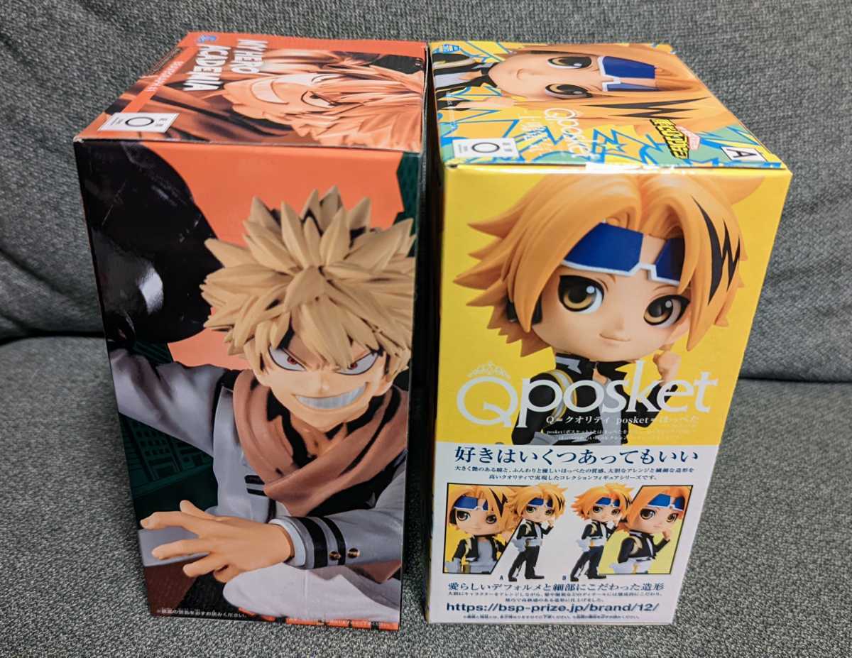 ヒロアカ】フィギュア 2種セット Qposket 上鳴電気 & BRAVEGRAPH #1 