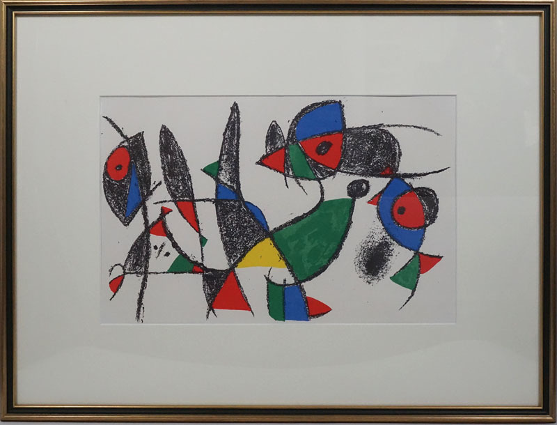 ジョアン | 絵画買取 リトグラフ ミロ(Joan MIRO)『リトグラフⅠ』より