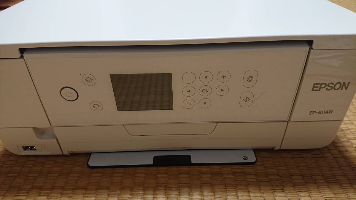 印刷可】EPSON EP-811AW 非純正インク付ジャンク品動作確認済