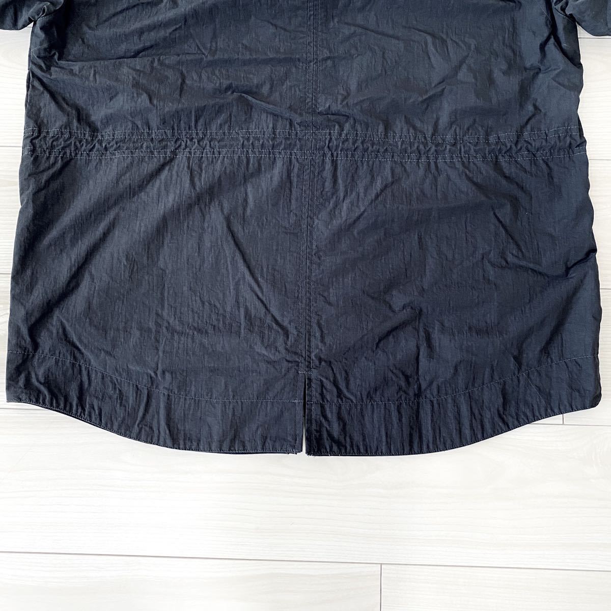 90s NIKE ナイロンジャケット ワンポイント刺繍 コート vintage古着 00s ACG モッズ ナイロンコート fog tech wear ロゴ刺繍 フーディ NIKE ナイキ ナイロンジャケット 90年代ヴィンテージ HTK5363 メンズM