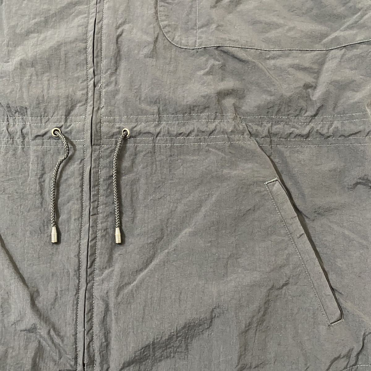 90s NIKE ナイロンジャケット ワンポイント刺繍 コート vintage古着 00s ACG モッズ ナイロンコート fog tech wear ロゴ刺繍 フーディ NIKE ナイキ ナイロンジャケット 90年代ヴィンテージ HTK5363 メンズM