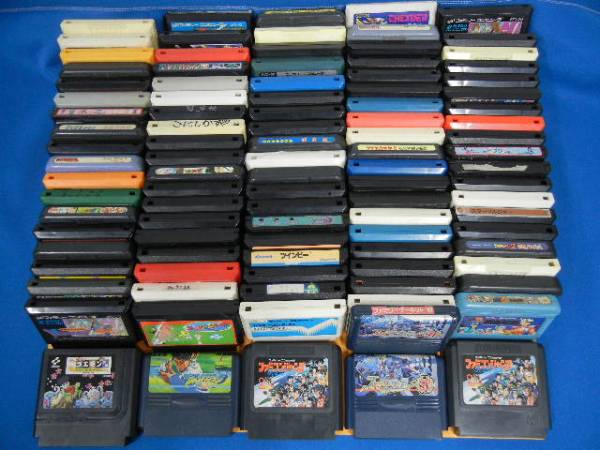 1円～★ファミコンソフト*カセット 100本セット★ジャンク(9322)