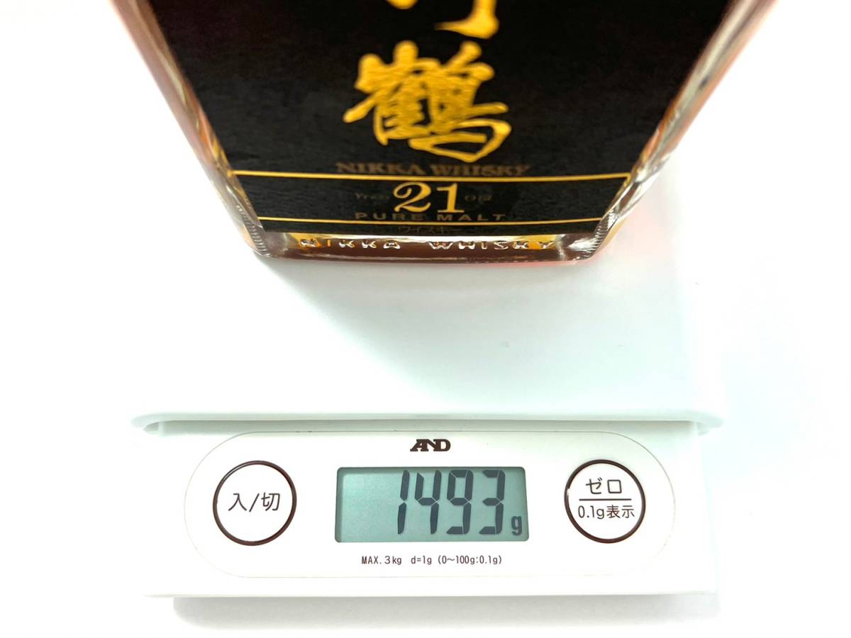 □【未開栓】NIKKA/ニッカ 竹鶴 21年 旧ボトル ピュアモルト 700ml 43