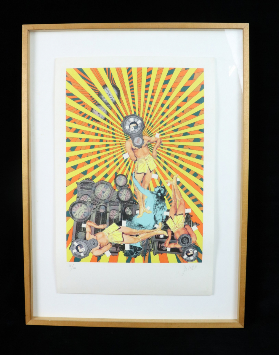 横尾忠則 ARE YOU READY FOR SURPRISE ? Ⅳ リトグラフ作品 8号相当額装 絵画 シルクスクリーン インテリア 飾り 置物 壁掛 芸術 020JHKV11