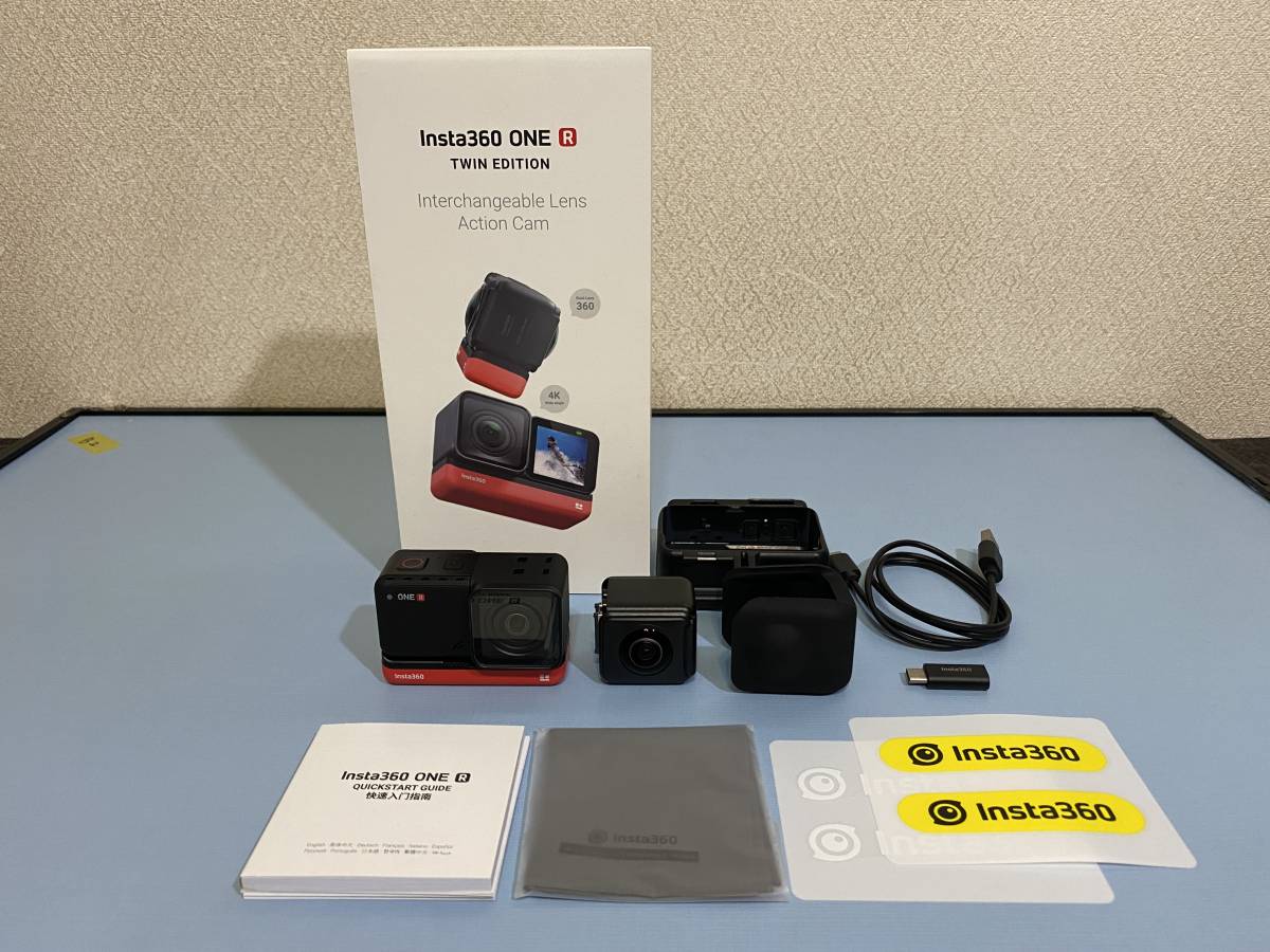 insta360 one R ツイン版 マイクアダプター付き 中古 Insta360 ONE 