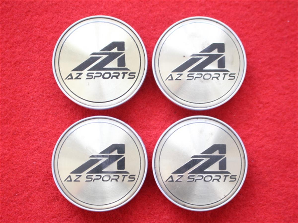 4枚 AZ SPORTS 社外 中古 ホイール センターキャップ センターカバー 