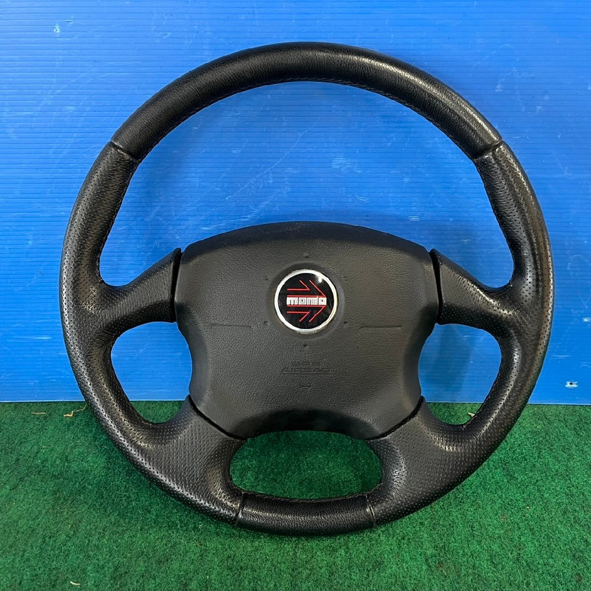 イタルボランテ IMOLA R イモラ R 直径約35cm 赤ステッチ レザー