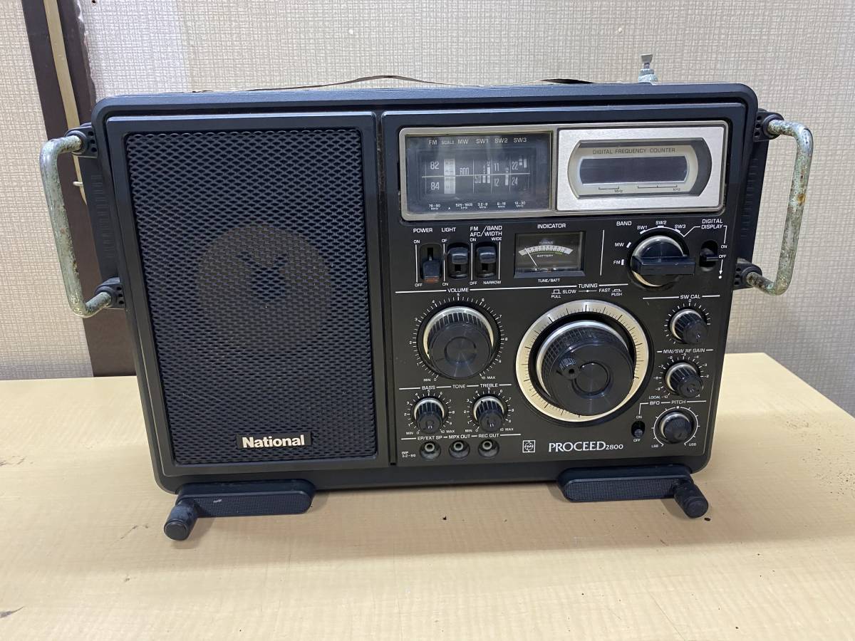 ジャンク品 National RF-2800 PROCEED ナショナルBCLラジオ