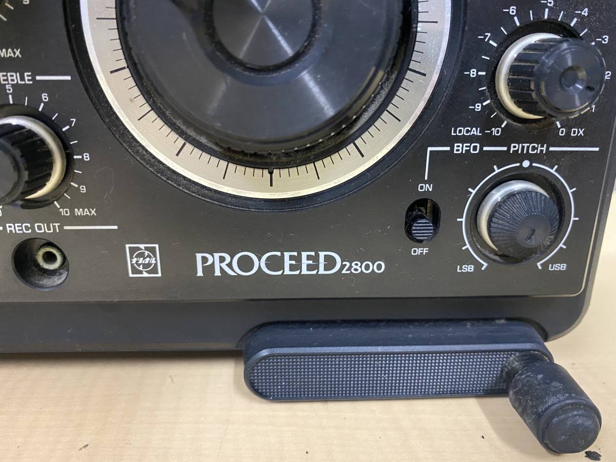 ジャンク品 National RF-2800 PROCEED ナショナルBCLラジオ